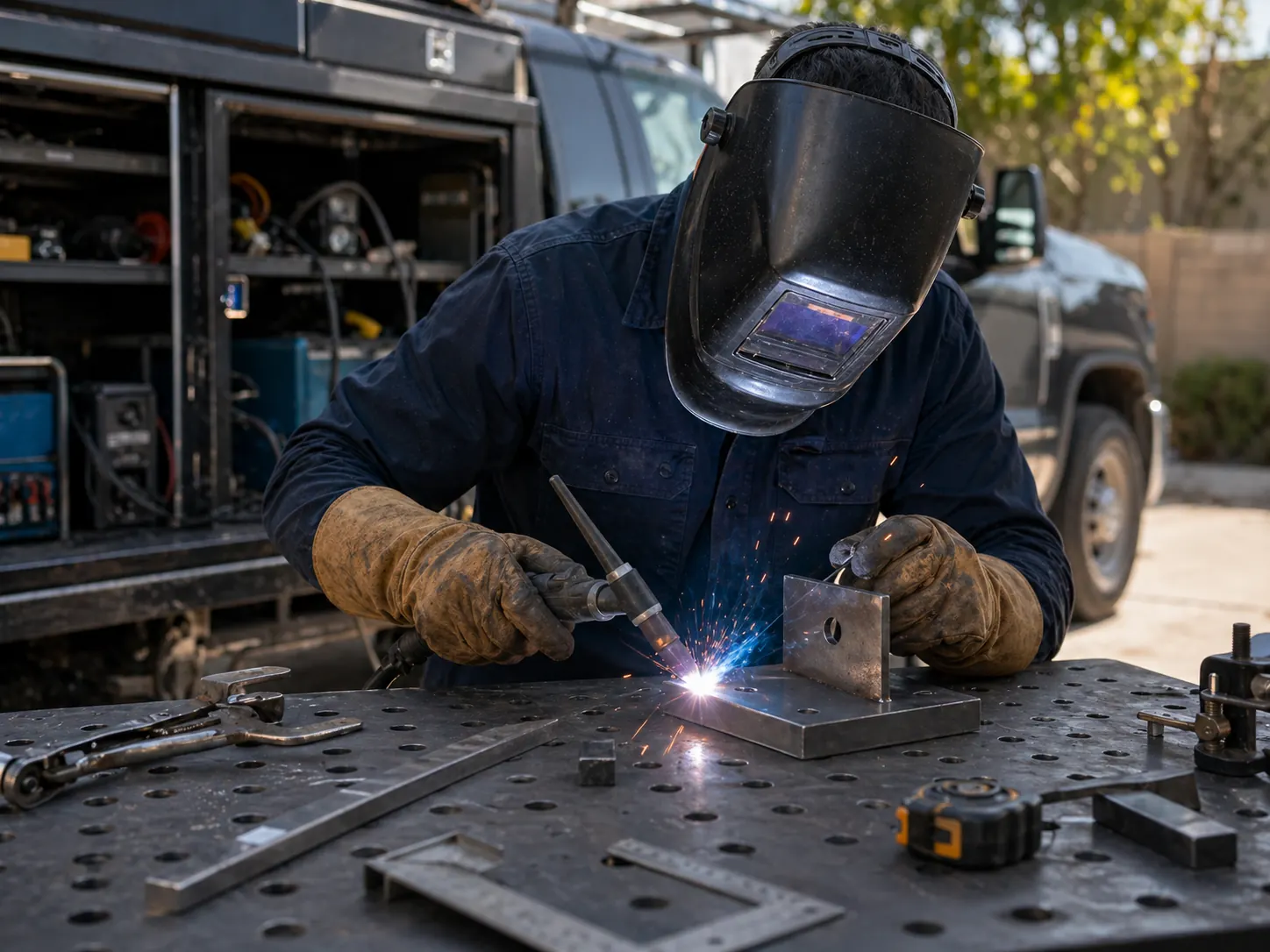 Custom Fabrication mobile welding service