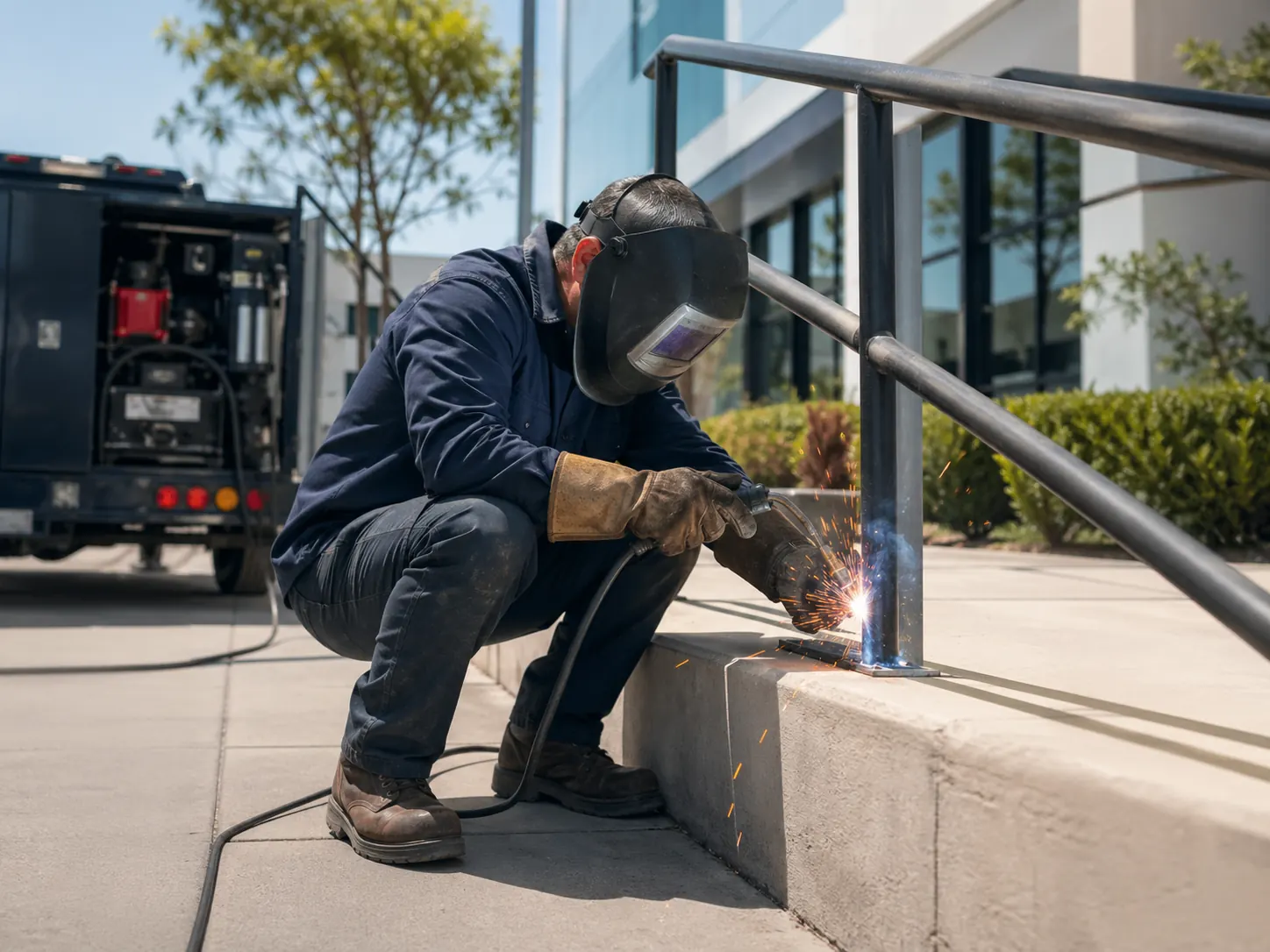 Railings & Stairs mobile welding service