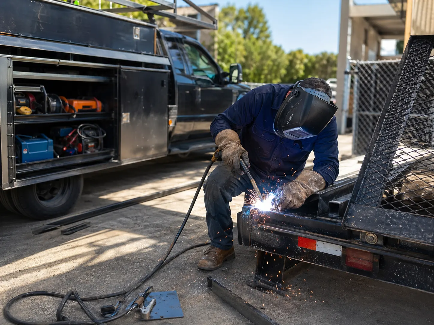 Trailer Welding Repairs mobile welding service